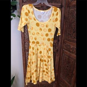 LuLaRoe Nicole fit and flare dress.